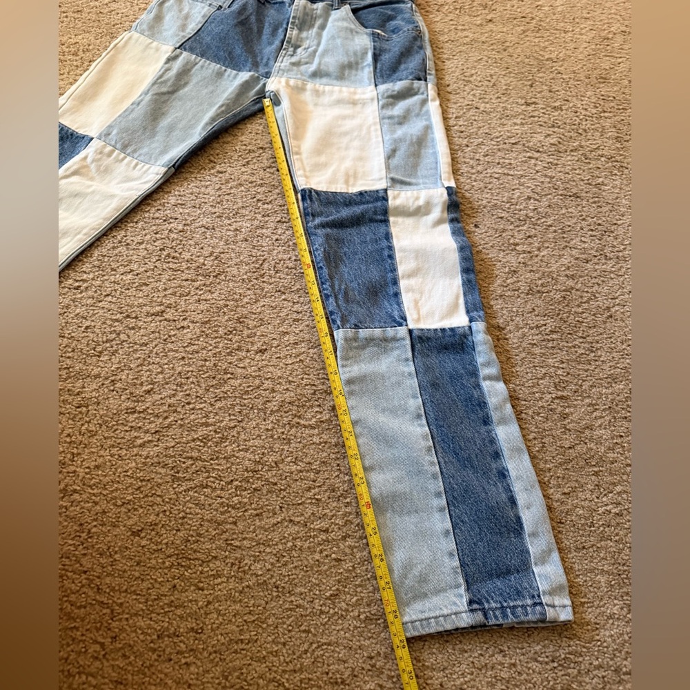 Pacsun Vintage Loose Patchwork Jeans High Waisted - Picture 11 of 13